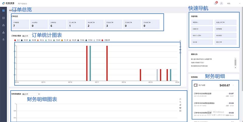UPS折扣大賬號(hào)訂單總覽