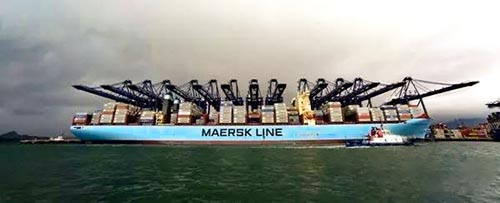 中國(guó)到美西、美東的馬士基快船航線