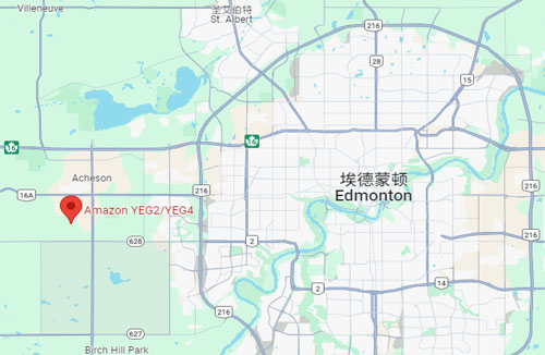 YEG2這個(gè)城市在埃德蒙頓的西邊，

